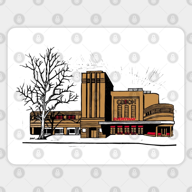 Everyman Cinema, York, England Sticker by WonderWebb